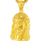10K Yellow Gold Jesus Face Pendant Necklace Set – Faith & Strength in Gold | Jewelry Palace