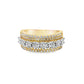Diamond Wedding Band Ring 1.30 CTW in 10K Yellow Gold – Round Cut