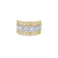Baguette Diamond Wedding Band Ring | 2.05 CTW | 10K Yellow Gold
