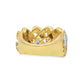 10K Yellow Gold Diamond Cuban Link Ring | 2.60 CTW Iced-Out Band