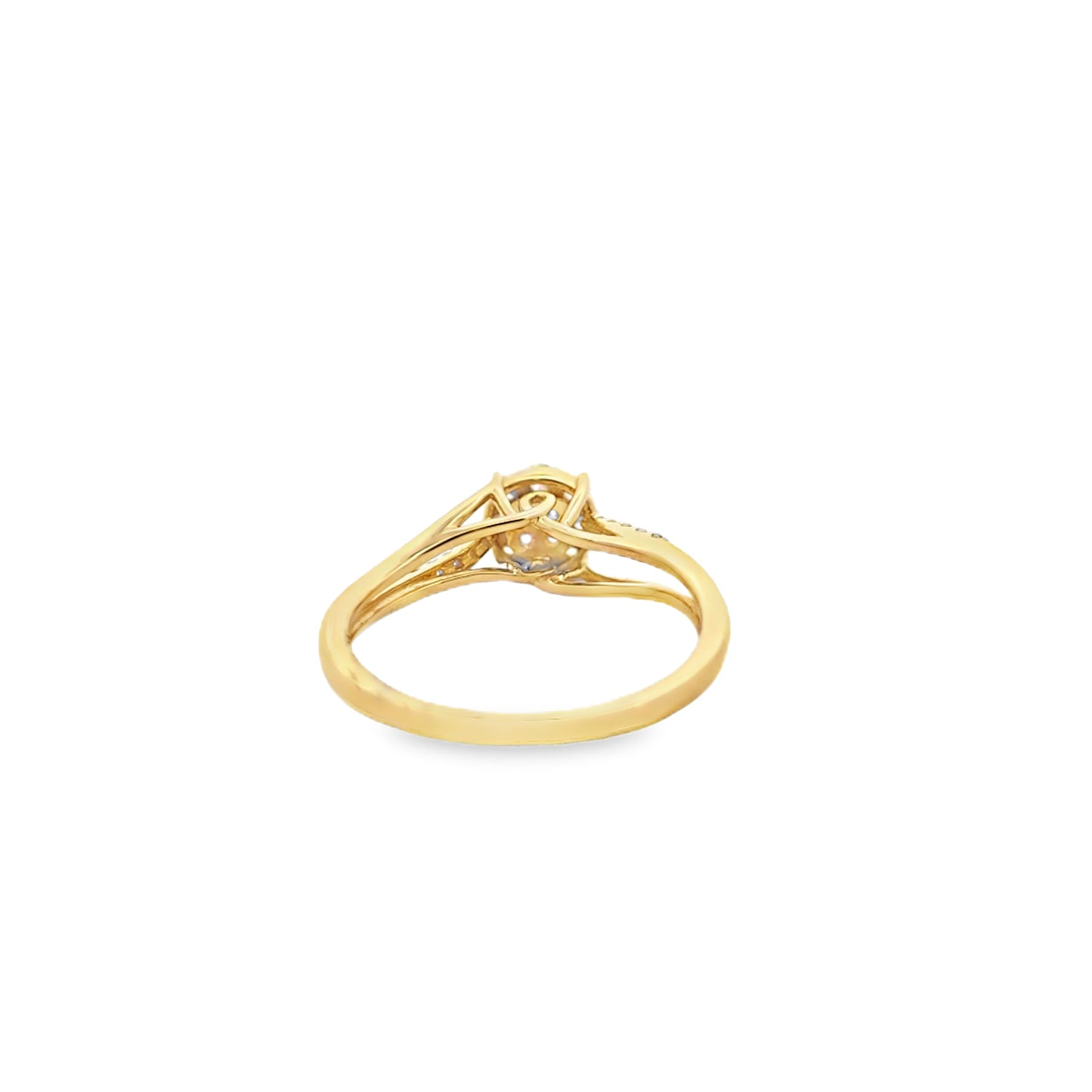 Diamond Round Ring 0.30 ctw 10K Yellow Gold