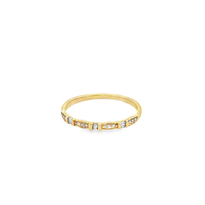 Stackable Diamond Band 0.20 ctw 10K Yellow Gold