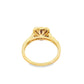 Diamond Square Shaped Ring 0.50 ctw 10K Yellow Gold