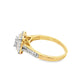 Diamond Square Shaped Ring 0.50 ctw 10K Yellow Gold