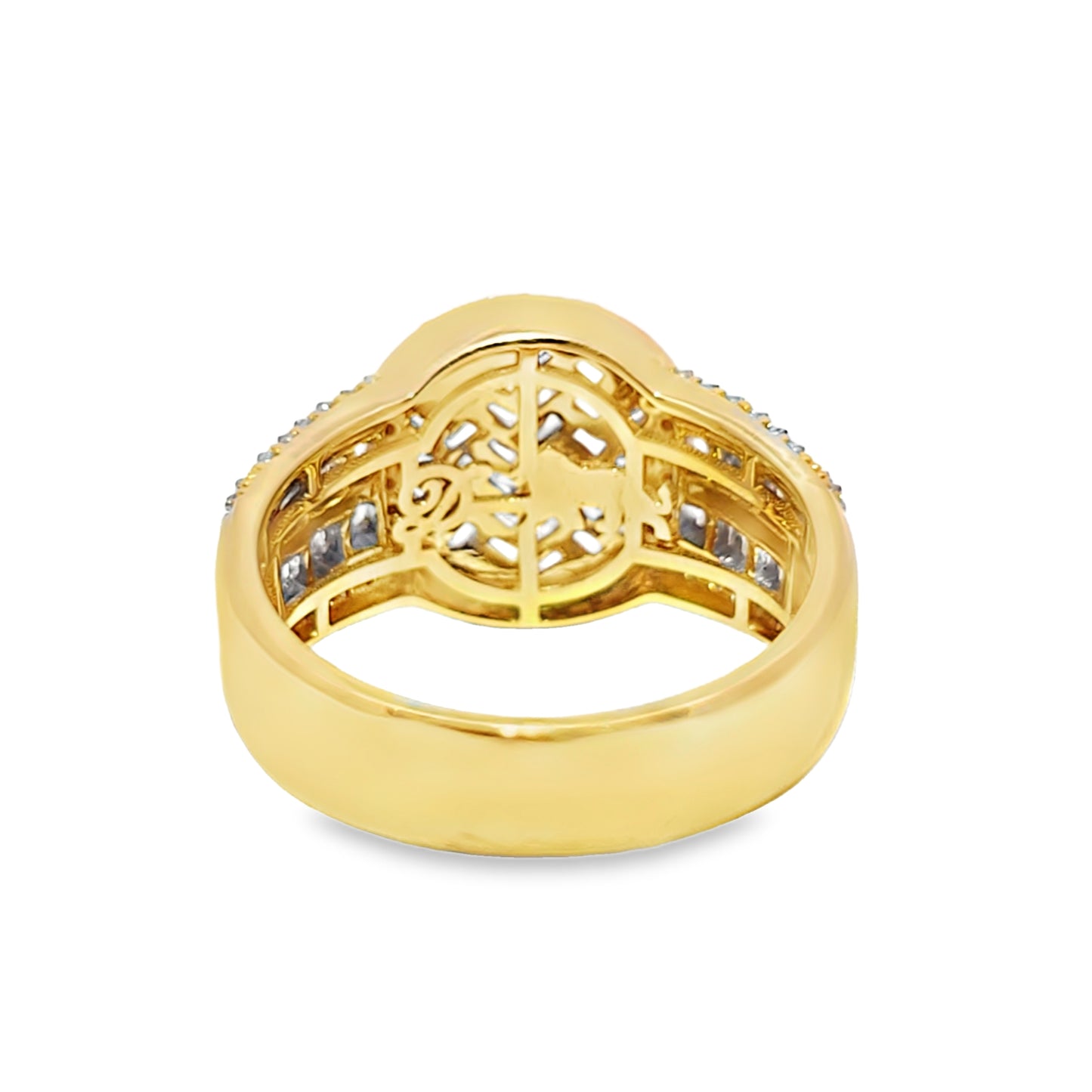 Baguette Ring 1.20 ctw Diamond 10K Yellow Gold