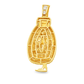 10K Yellow Gold Diamond Mercedes-Benz Key Pendant 1.87 ctw | Luxury Car Charm