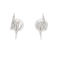 10K White Gold Lightning Bolt Diamond Earrings – 1/6 CTW | Jewelry Palace