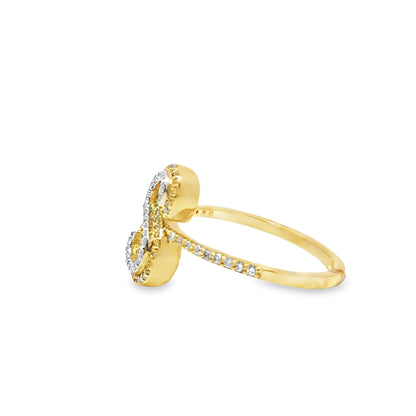 "S" Initial Ring 0.26 ctw Diamond 10K Yellow Gold