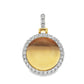 10k Yellow Gold Diamond Memory Pendant 0.14 ctw