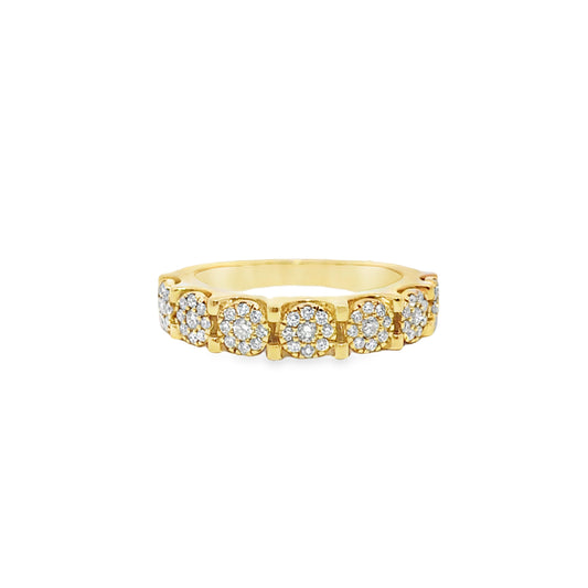 Eternity Ring Diamond 0.66 ctw 10K Yellow Gold