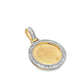 10k Yellow Gold Diamond Memory Pendant 0.80 ctw