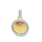 10k Yellow Gold Diamond Memory Pendant 0.80 ctw