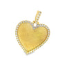 10k Yellow Gold Heart Shaped Diamond 1.1 ctw