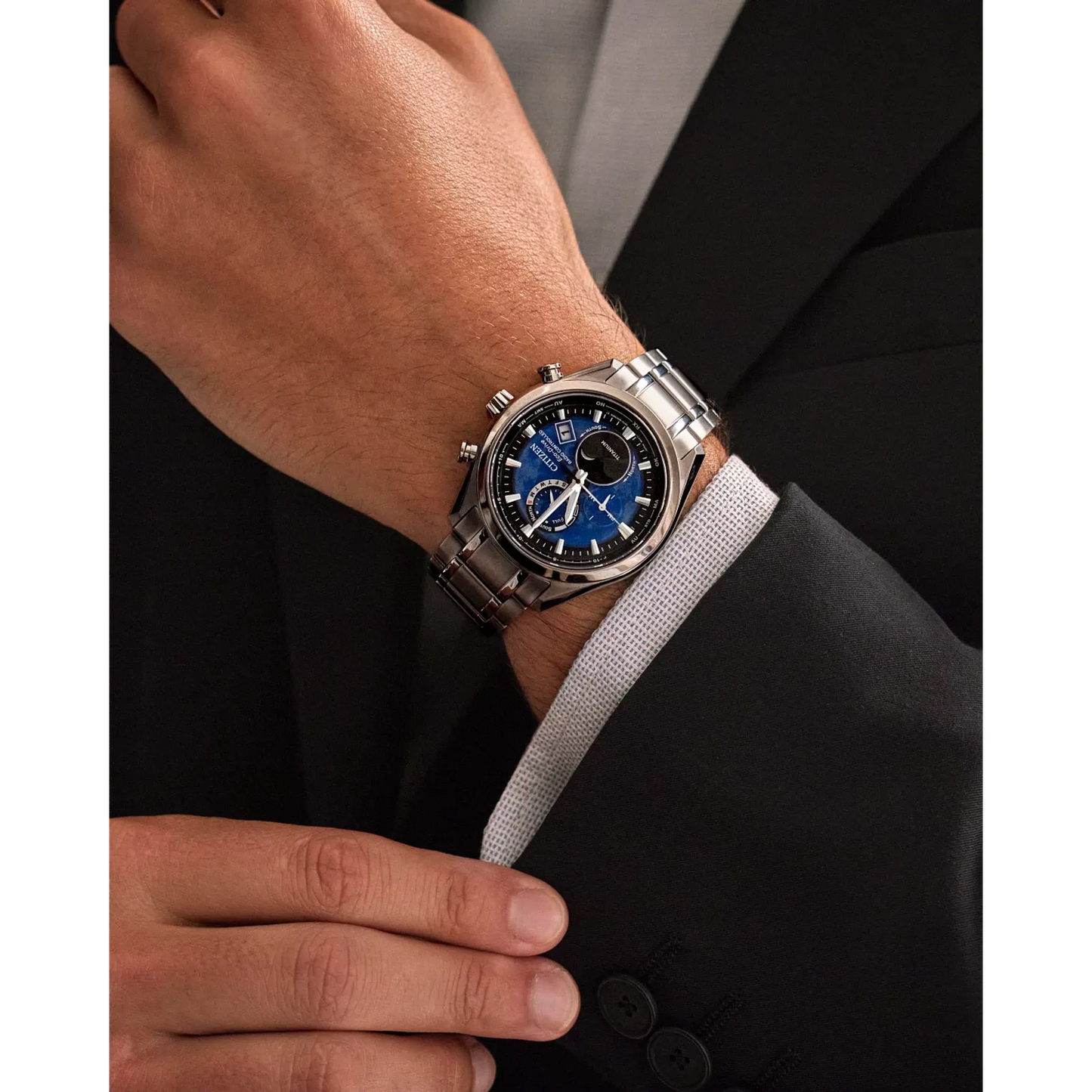 Citizen Watch : Tsuki-yomi A-T Atomic Timekeeping / Super Titanium™