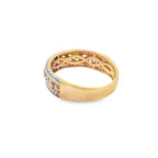 Diamond Wedding Set Ring 1.32 ctw 10K Yellow Gold