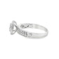 Diamond Wedding Set Ring 0.97 ctw 14K White Gold