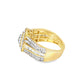 Womens Cluster Halo Diamond Ring 1.17 ctw 10K Yellow Gold