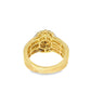 Womens Cluster Halo Diamond Ring 1.17 ctw 10K Yellow Gold