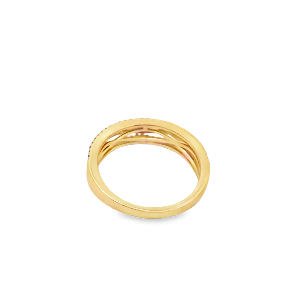 Diamond Wedding Trio Set Ring 1.89 ctw 14K Yellow Gold