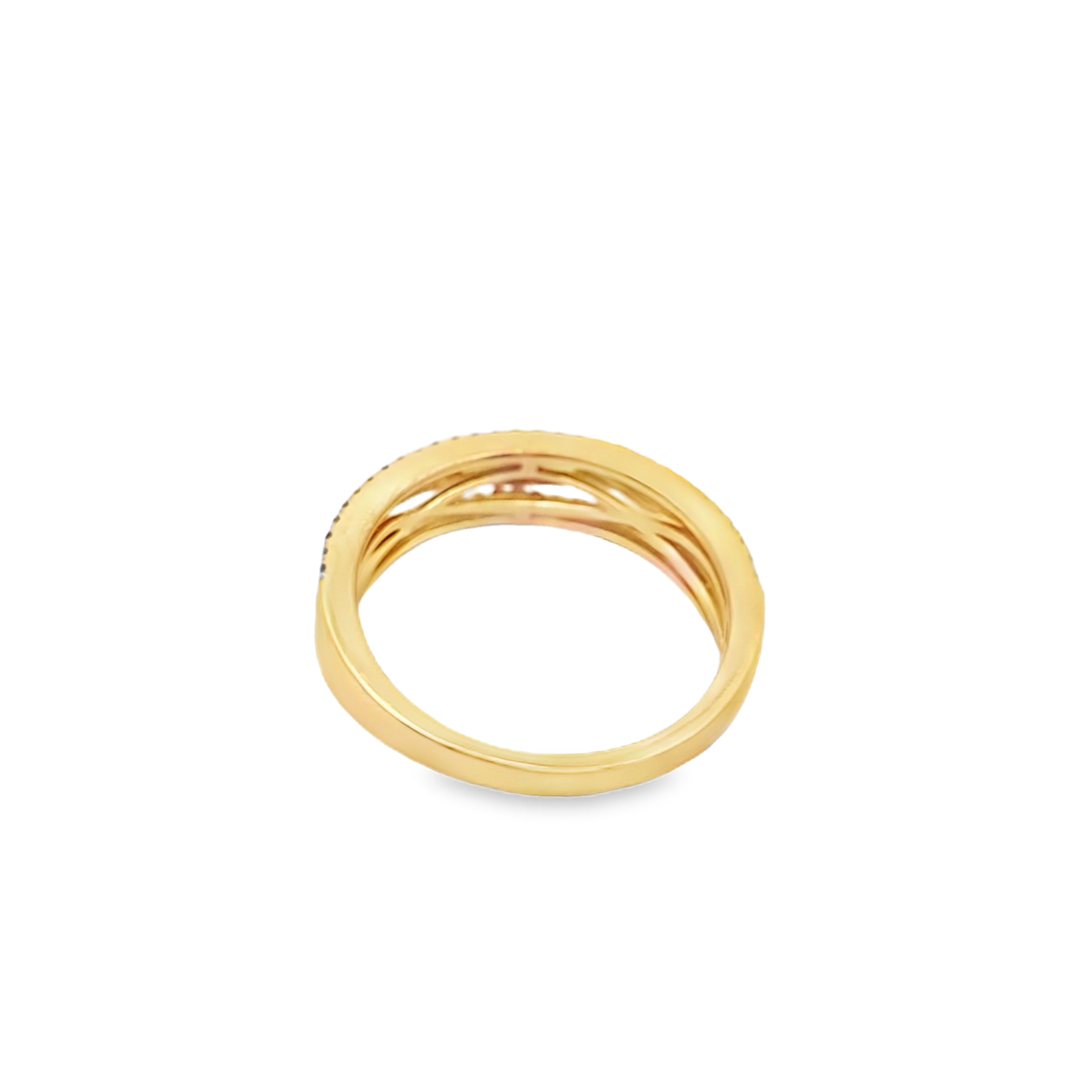 Diamond Wedding Trio Set Ring 1.89 ctw 14K Yellow Gold