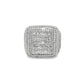Men’s Diamond Baguette Ring 3.29 CTW | 10K Yellow Gold Square Iced-Out Pinky Ring