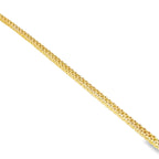 14K Yellow Gold Women’s Diamond Tennis Bracelet 3.00 ctw – Elegant Heart Clasp Design | Jewelry Palace