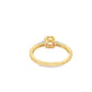 Diamond Square Ring 0.23 ctw 10K Yellow Gold