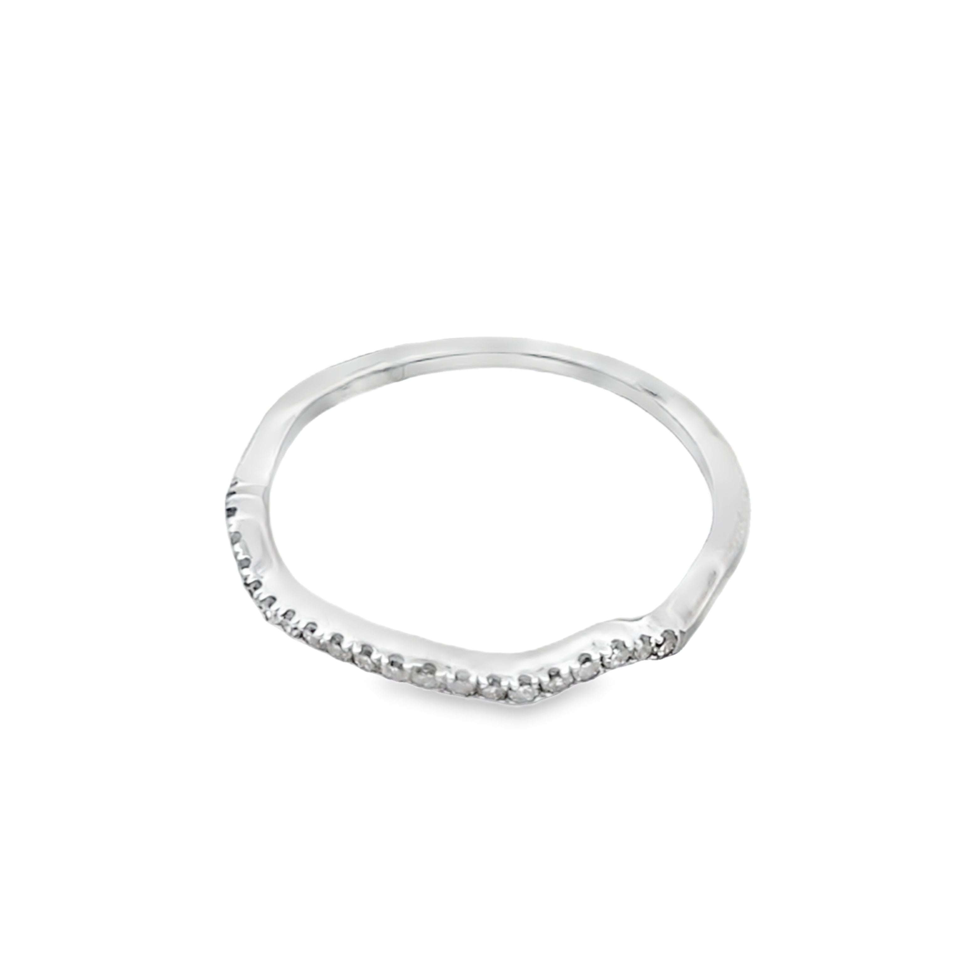Diamond Pear Shaped Ring 0.73 ctw 10K White Gold