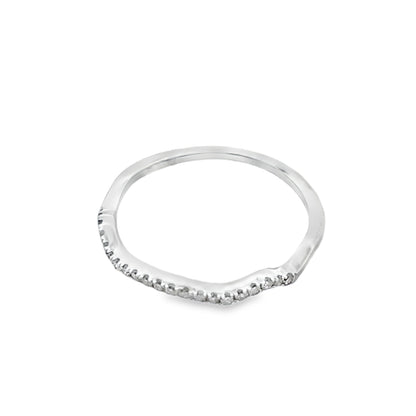 Diamond Pear Shaped Ring 0.73 ctw 10K White Gold