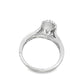Diamond Oval Shaped Ring 0.60 ctw 14K White Gold