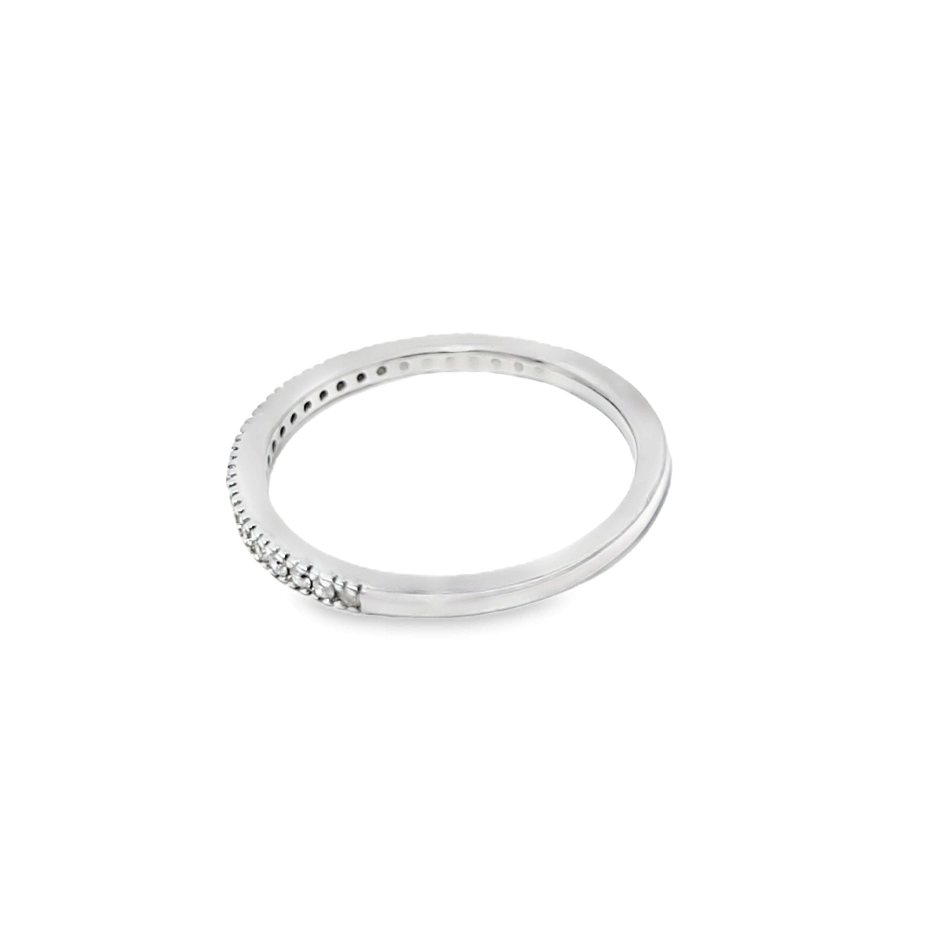 Diamond Pear Shaped Ring 0.57 ctw 14K White Gold