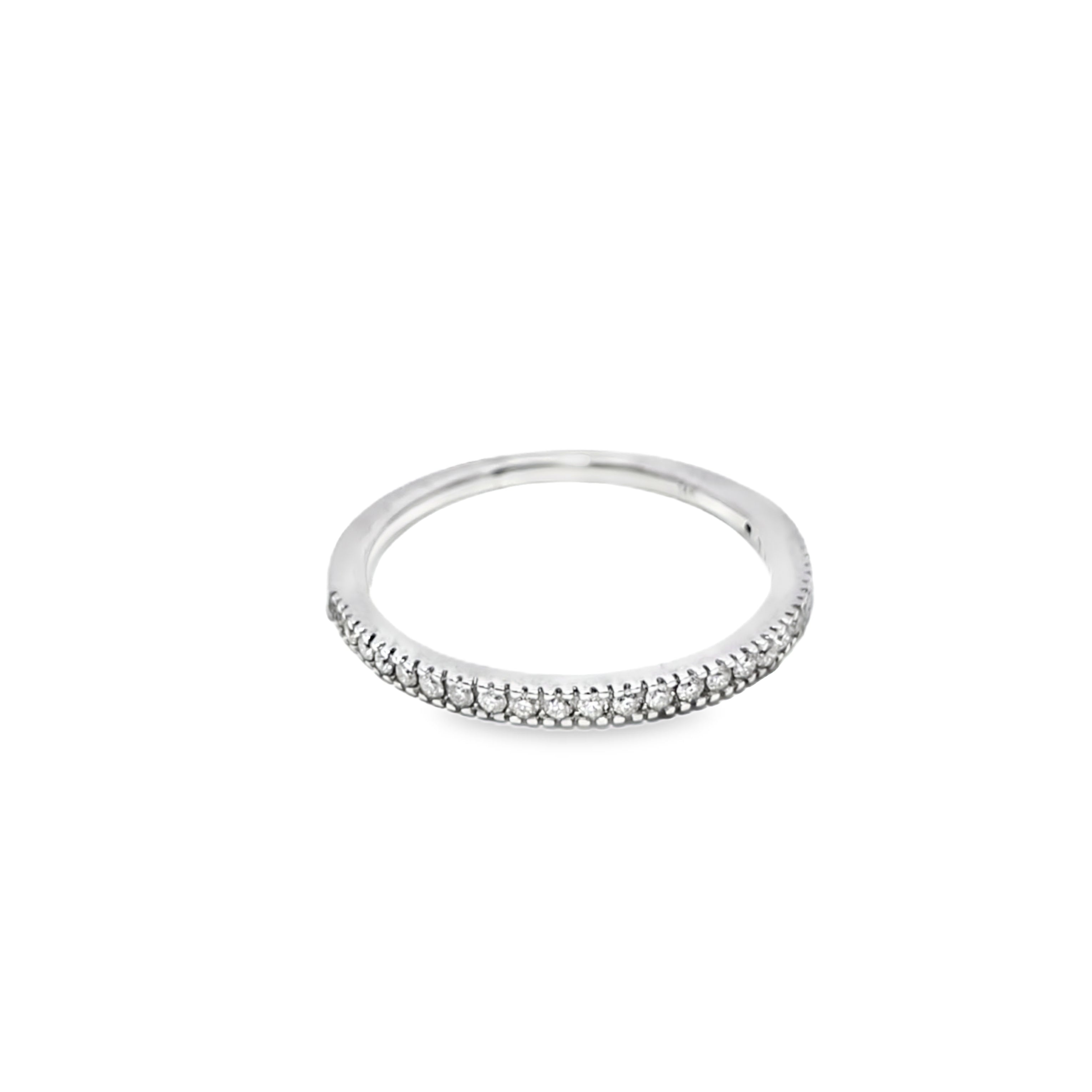 Diamond Pear Shaped Ring 0.57 ctw 14K White Gold
