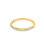 Halo Set Solitaire Diamond Engagement Ring 1.35 ctw 14K Yellow Gold