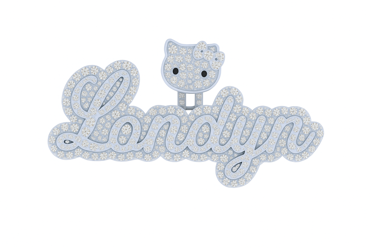 10K Gold Custom Name Pendant – Natural Diamonds 3 CTW (Up to 6 Letters) | Jewelry Palace