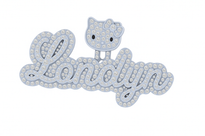 10K Gold Custom Name Pendant – Natural Diamonds 3 CTW (Up to 6 Letters) | Jewelry Palace