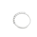 14K White Gold Round Brilliant Diamond Band 0.50 ctw [Lab-Grown Diamond]
