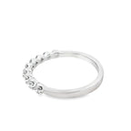 14K White Gold Round Brilliant Diamond Band 0.50 ctw [Lab-Grown Diamond]