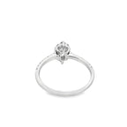 14K White Gold Marquise Diamond Engagement Ring 0.70 ctw [Lab-Grown Diamond]