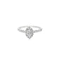 14K White Gold Marquise Diamond Engagement Ring 0.70 ctw [Lab-Grown Diamond]