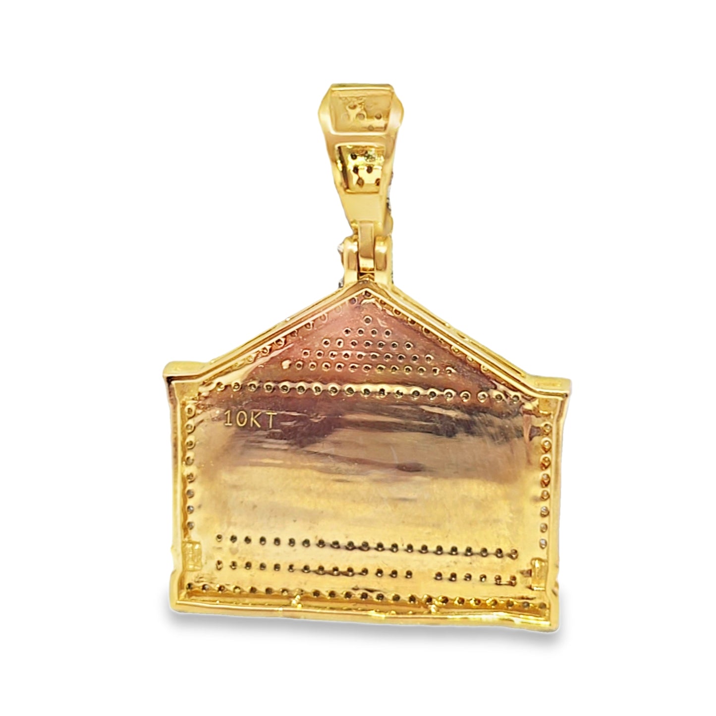 10k Last Supper Pendant with Diamond Detailing 1.25ctw Diamond