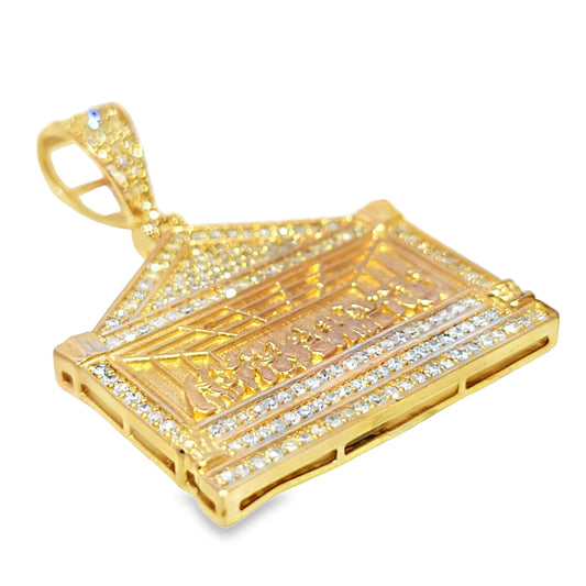 10k Last Supper Pendant with Diamond Detailing 1.25ctw Diamond