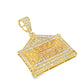 10k Last Supper Pendant with Diamond Detailing 1.25ctw Diamond
