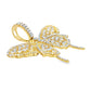 10K Yellow Gold 2.25 ctw Baguette Diamond Elegant Butterfly Pendant | Luxury Statement Jewelry | Jewelry Palace