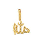 10K Gold 0.50 ctw Diamond Allah Pendant | Islamic Faith & Luxury Jewelry | Jewelry Palace