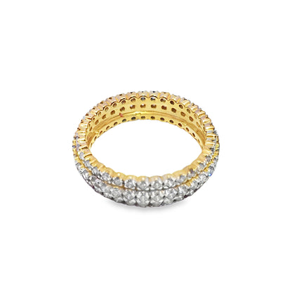Round Band 2.75 ctw Diamond 10K Yellow Gold