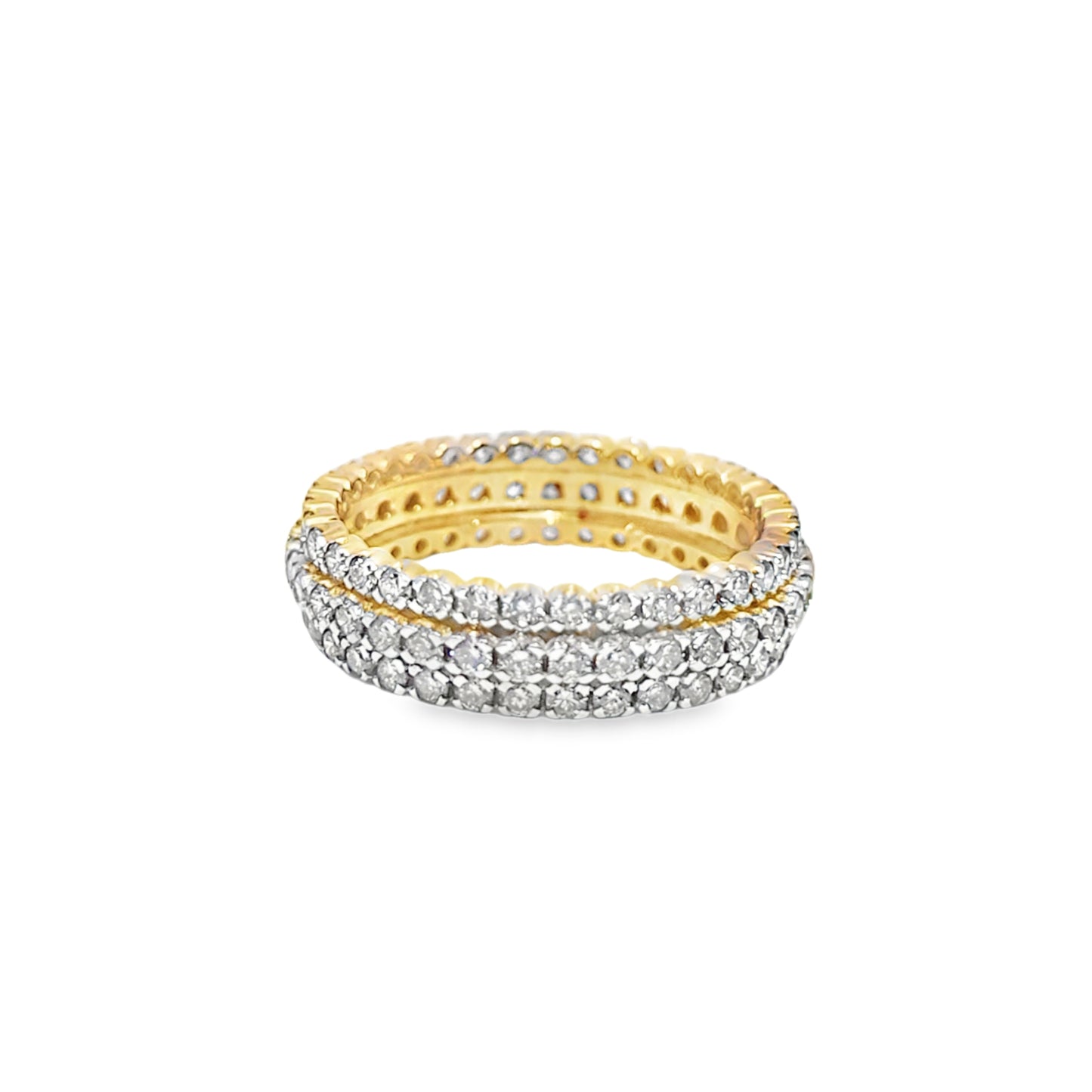 Round Band 2.75 ctw Diamond 10K Yellow Gold