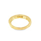 Baguette & Round Band Ring 0.75 ctw Diamond 10K Yellow Gold