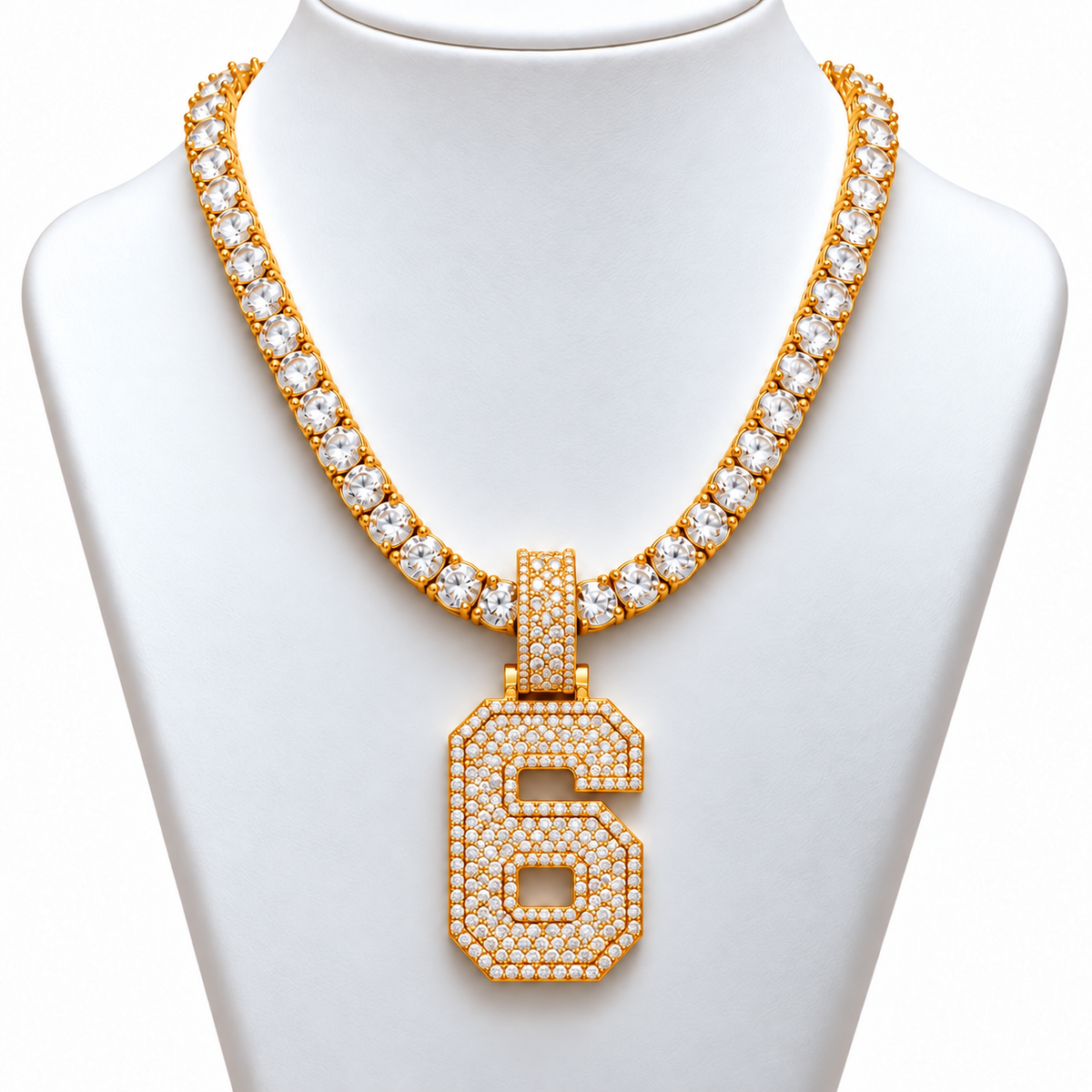 VVS 5mm Tennis Chain with any Number 0-9