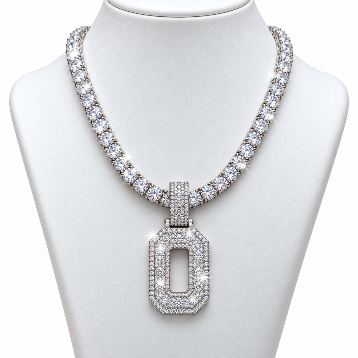 VVS 5mm Tennis Chain with any Number 0-9