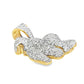 10K Yellow Gold 1.75 ctw Diamond Gorilla Pendant | Iced-Out King of the Jungle | Jewelry Palace